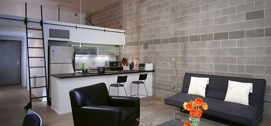 2A living space from front to back